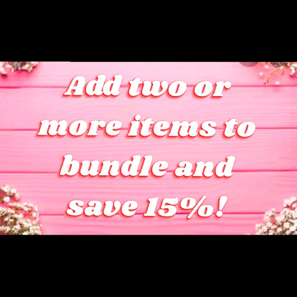 15% off for Bundle